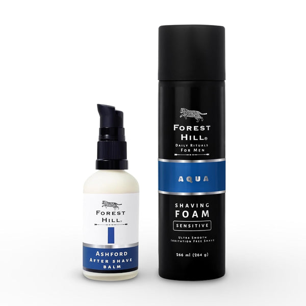 Shaving Combo, Aqua Shaving Foam 266 ml & Ashford Alcohol Free After Shave Balm 100 ml